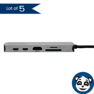 Lot of 5 USB-C Multiport Hubs, 9-in-1, Mokin MOUC0501 - "B"