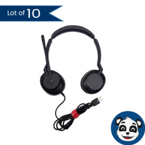 Lot of 10 JABRA Evolve2 30 USB-A Headsets – “B”
