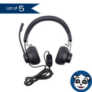 Lot of 5 LOGITECH LOGI ZONE WIRED USB-C Headsets – “B”