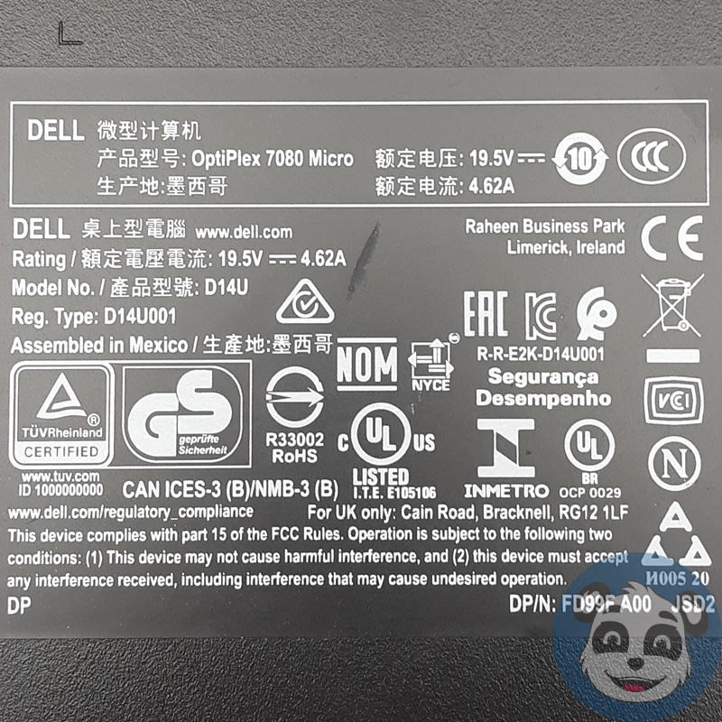 DELL OptiPlex 7080 Micro Desktop, i5-10500T, 16GB RAM, 256GB SSD, Win 10 - "B" - Image 5