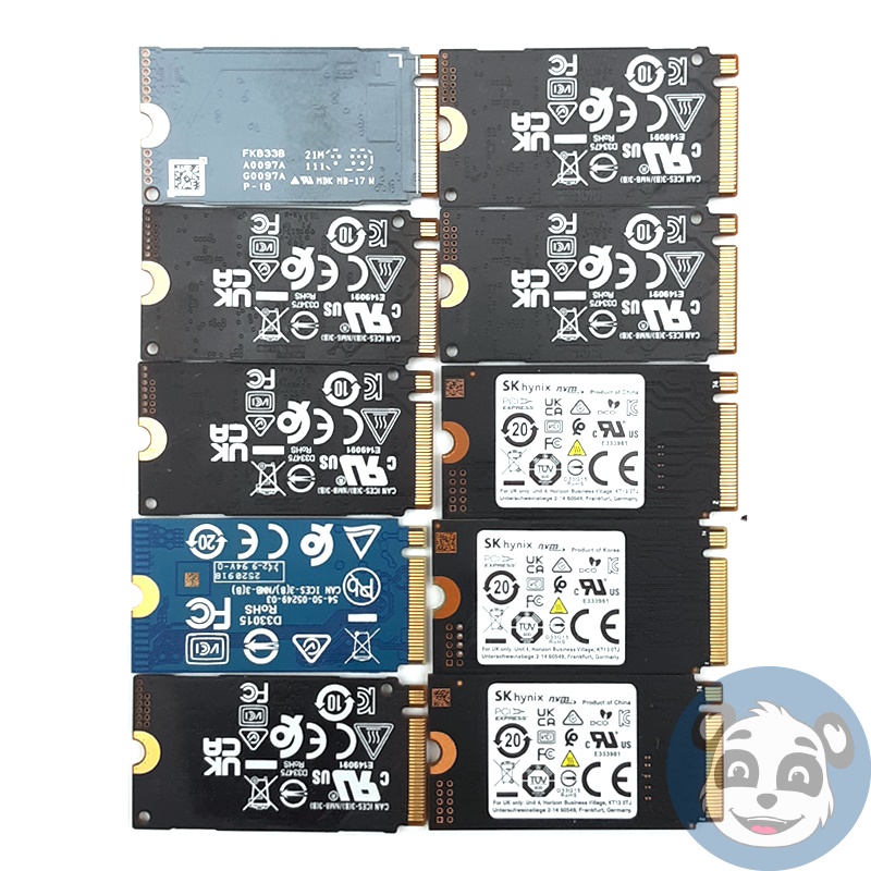 Lot of 5 512GB M.2 2242 SSD M-Key, Mixed Brands & Models - "A" - Image 2