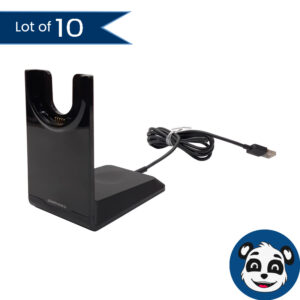 Lot of 10 PLANTRONICS 203079-01 Charging Stands for Voyager Focus B825 - "B"
