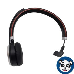 Lot of 3 JABRA Evolve 65 SE HSC018Wa Mono Wireless Bluetooth Headsets - "B"