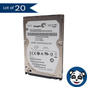 Lot of 20 500GB 2.5" SATA Laptop Hard Drives Mixed Brands & Models - "A"