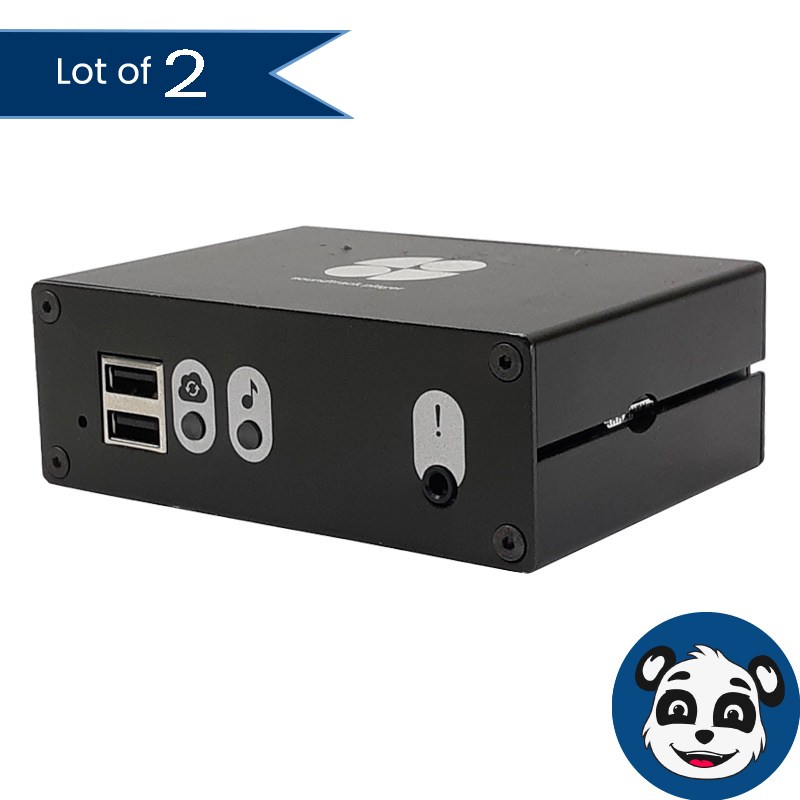 Lot of 2 BARIX M401 Soundtrack Player, No Power Supply - "B"