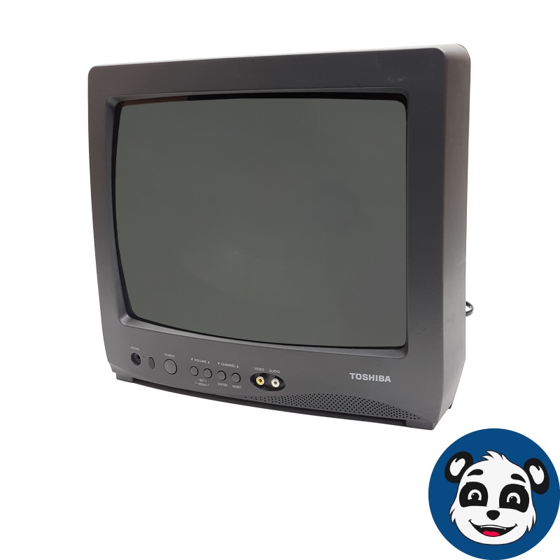 TOSHIBA 13A22 13" CRT TV Retro Gaming Monitor, No Remote - "B"