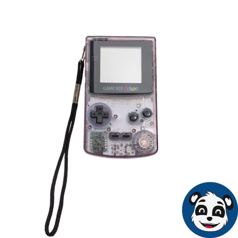 NINTENDO GameBoy Color CGB-001 Handheld Console, Purple Clear - "A"