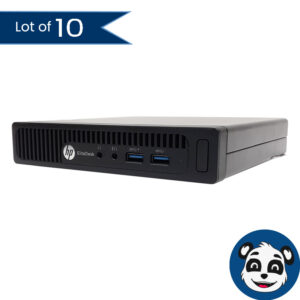 Lot of 10 HP EliteDesk 705 G3 Mini PC, Pro A10-8770E R7, No RAM/SSD, No AC, "B"