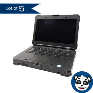 Lot of 5 DELL Latitude 5424 Rugged Laptop, i7-8650U, No RAM/SSD/OS, "For Parts"