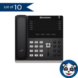 Lot of 10 SANGOMA S700 IP Phones, No Handset Cords - "B"