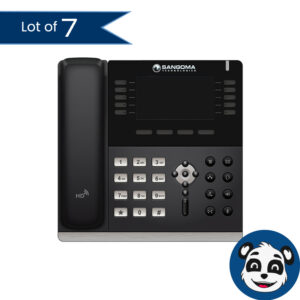 Lot of 7 SANGOMA S705 IP Phones, No Handset Cords - "B"