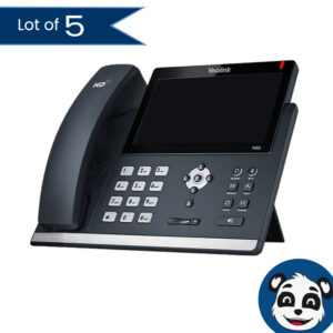Lot of 5 YEALINK SIP-T48G IP Phones, No Handset Cords - "B"