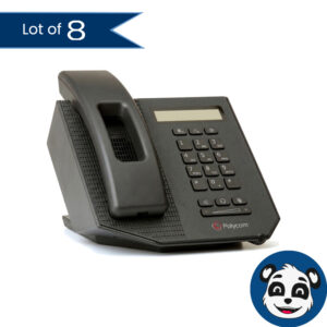 Lot of 8 POLYCOM CX300 Desktop Phones, No Handset Cords - "B"