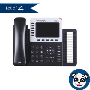 Lot of 4 GRANDSTREAM GXP2160 IP Phones, No Handset Cords - "B"