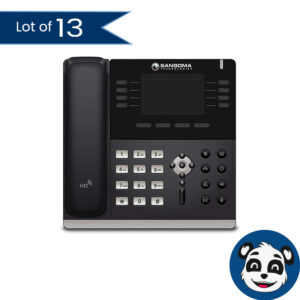 Lot of 13 SANGOMA S505 IP Phones, No Handset Cords - "B"