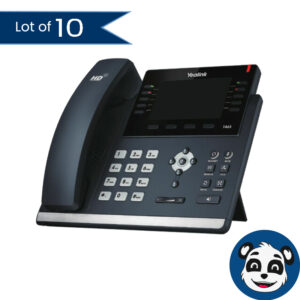 Lot of 10 YEALINK SIP-T46S IP Phones, No Handset Cords - "B"