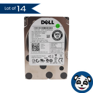 Lot of 14 900GB 2.5" SAS Enterprise HDD Hard Drives Tested Wiped Mixed - "A"