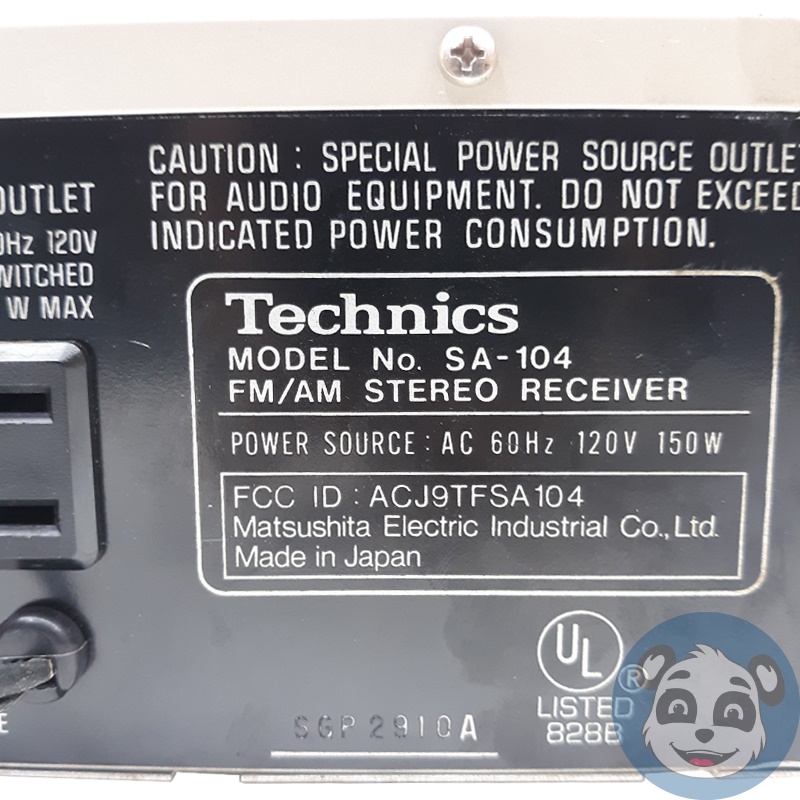 TECHNICS SA-104 FM/AM Stereo Receiver - "B" - Image 6