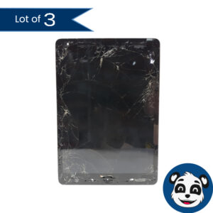 Repair Lot of 3 APPLE iPad 9th Gen A2602 Tablets 256GB Unlocked Cracked Screens
