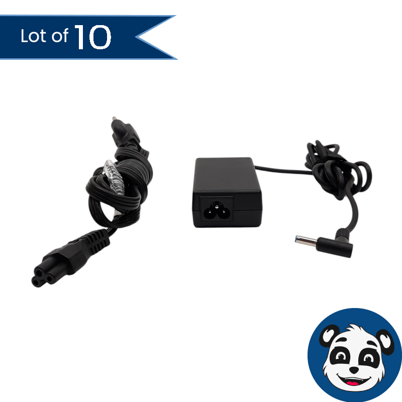 Lot of 10 Genuine HP 65W Laptop AC Adapter Chargers Blue Tip 19.5V 3.33A - "B"