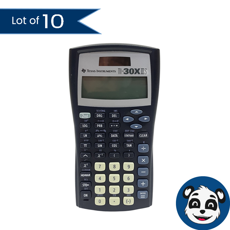 Lot of 10 TEXAS INSTRUMENTS TI-30X IIS Scientific Calculators No Covers - "B"