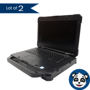 Lot of 2 DELL Latitude 5424 Rugged, i5-8350U, No RAM/SSD/BATT/AC, "For Parts"