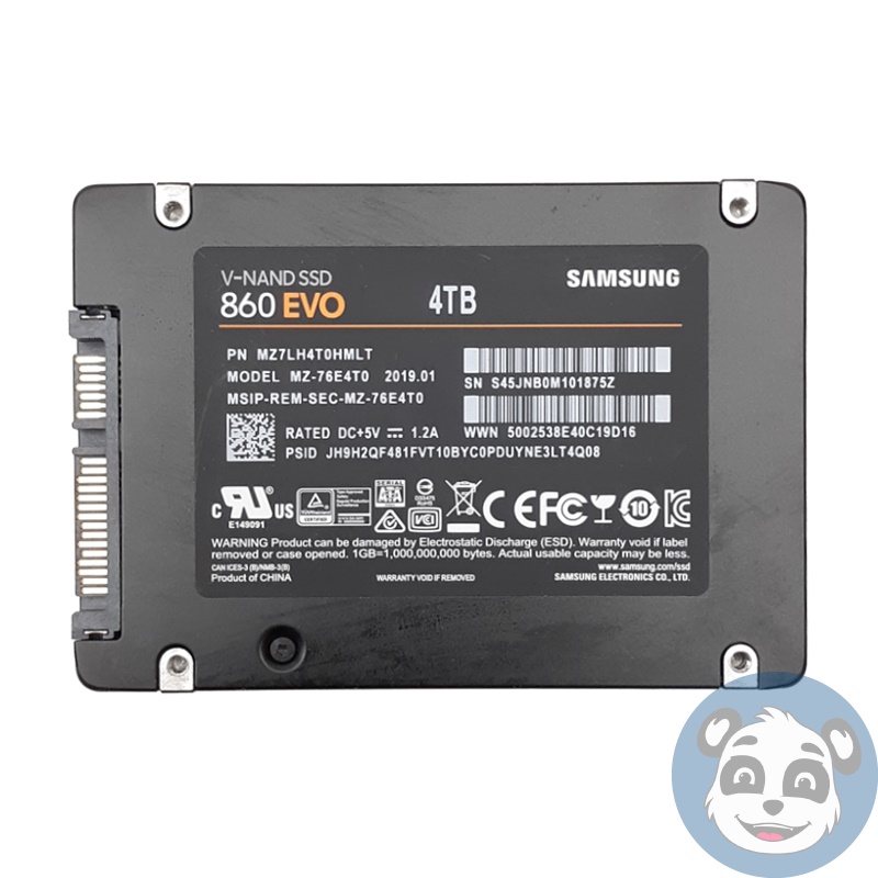 SAMSUNG 860 EVO / MZ-76E4T0, 4TB 2.5" SATA III Internal SSD - "A" - Image 2