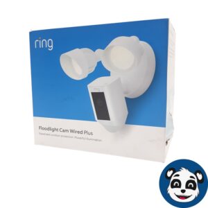 RING Floodlight Cam Wired Plus 1080p Wi-Fi Outdoor Security Camera - "NEW OB"