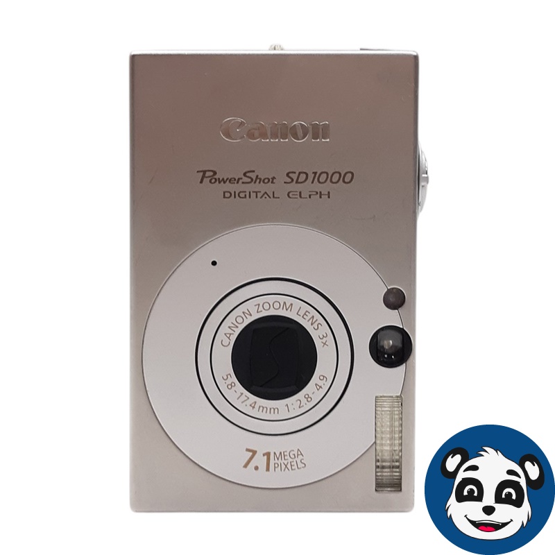 CANON PowerShot SD1000 7.1MP Digital ELPH Camera Silver, No SD/Charger - "B"