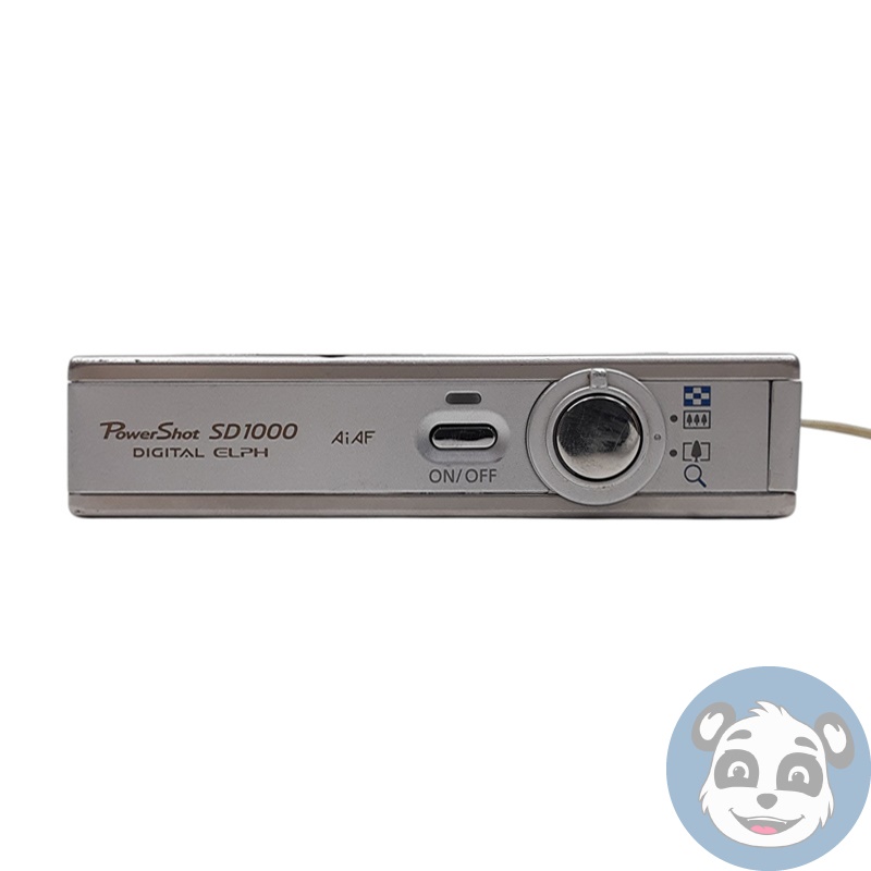 CANON PowerShot SD1000 7.1MP Digital ELPH Camera Silver, No SD/Charger - "B" - Image 3