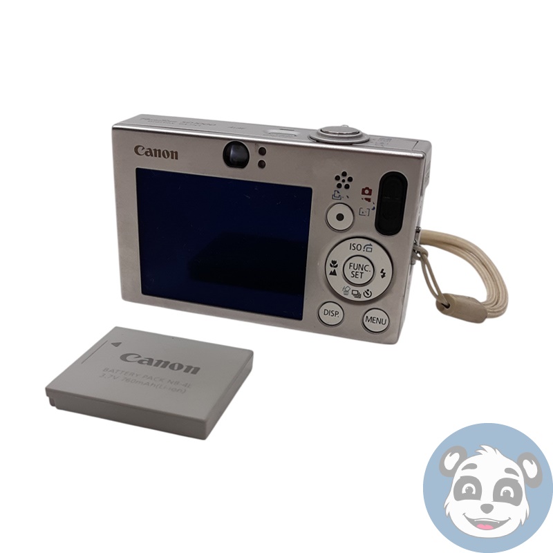 CANON PowerShot SD1000 7.1MP Digital ELPH Camera Silver, No SD/Charger - "B" - Image 5