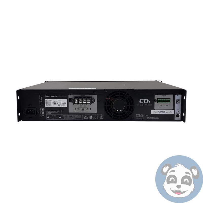 CROWN CDi 1000 2-Channel 500W Power Amplifier Professional Audio - "B" - Image 4