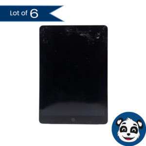 Repair Lot of 6 APPLE iPad 9th Gen A2603 10.2" 256GB Tablets, Cracked Screens
