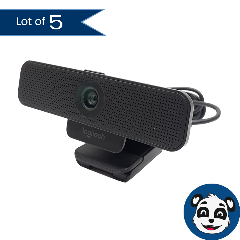 Lot of 5 LOGITECH C925E USB HD Webcams 860-000508 Stereo Mic - "A"