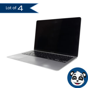 Lot of 4 APPLE MacBook Air A2337 2020 M1 8GB 256GB SSD Cracked, "For Parts"